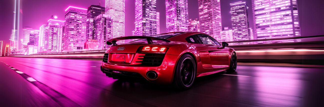 Historia marki Audi – jak cztery pierścienie w logo stały się symbolem motoryzacji (Baner 1)